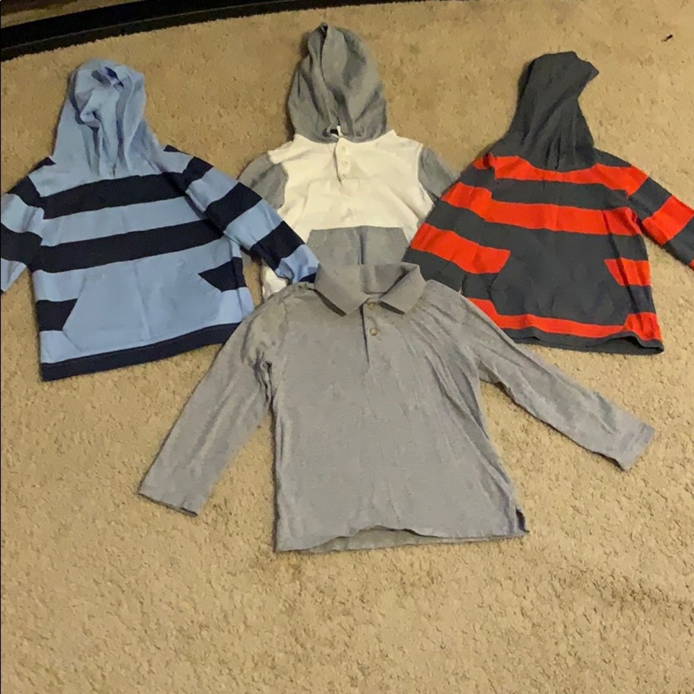 4 long sleeve tees